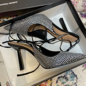 INC International Concepts NWT rhinestone high heels brand new